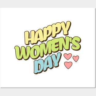 happy women's day Posters and Art